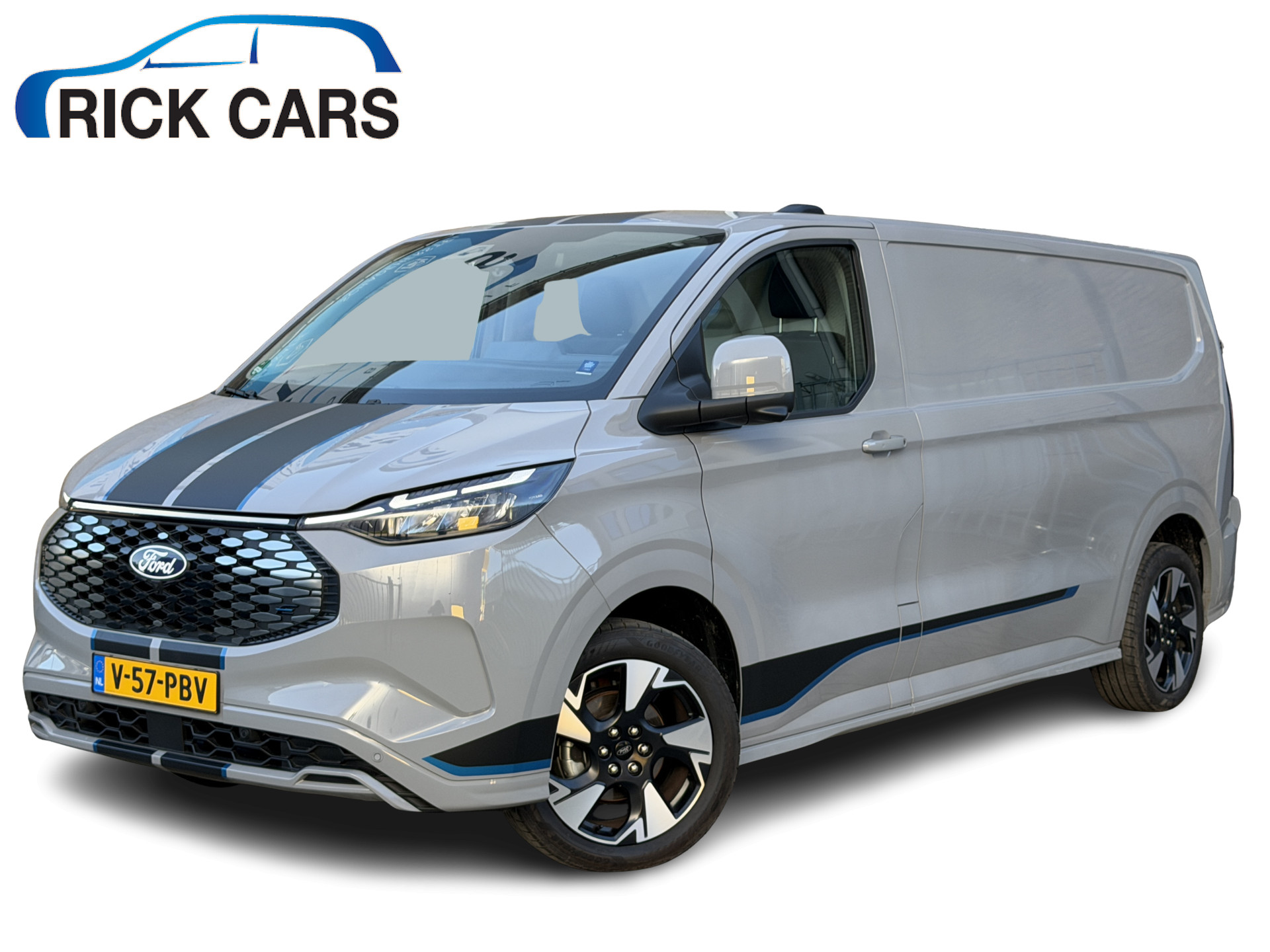 Ford - E-transit Cust. 320 L2H1 Sport 218PK 65 kWh CarPlay/stoelverwarming/navi/cam