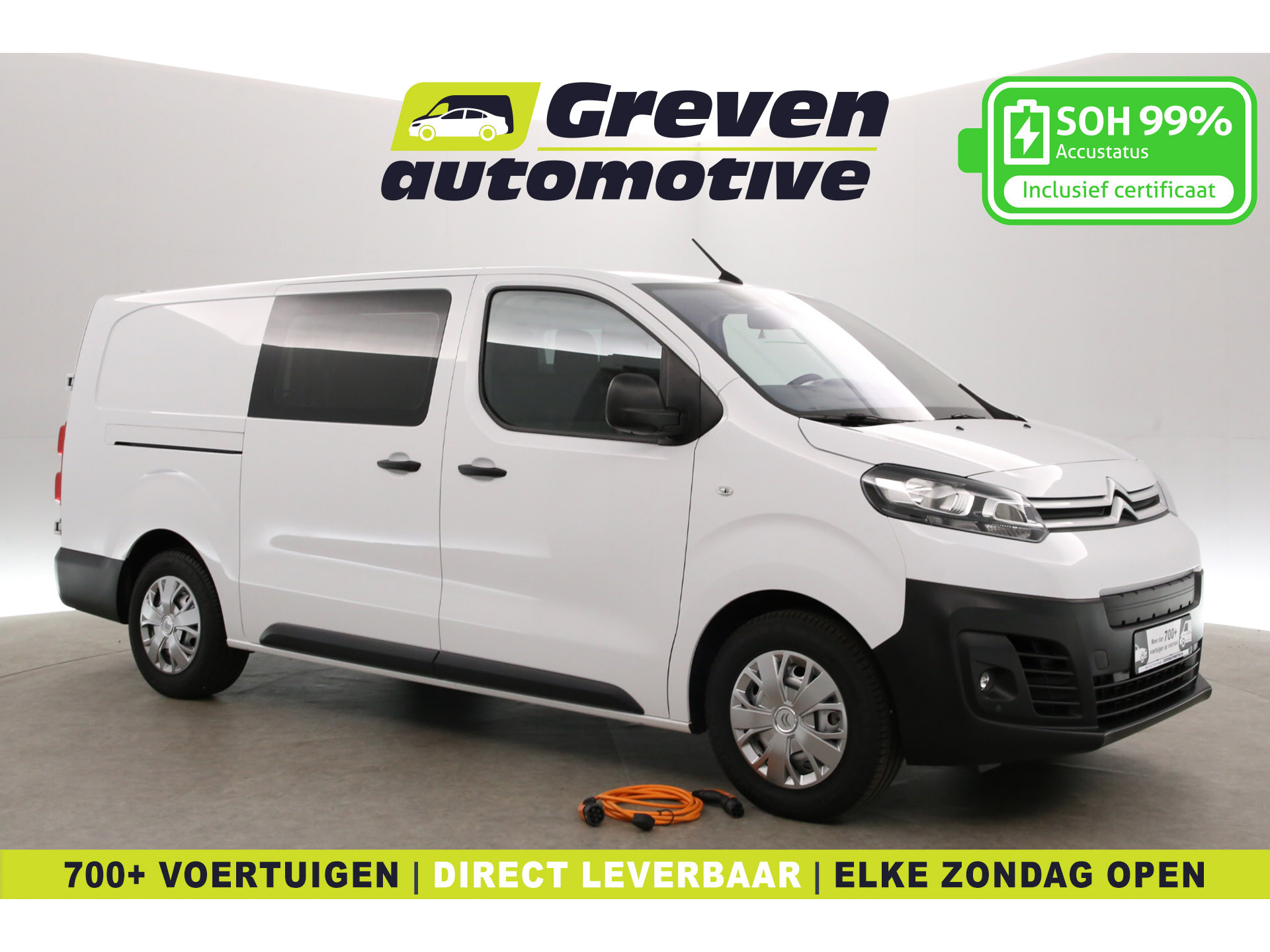 Citroën - E-jumpy L3H1 | Snelladen | SOH 99% | Airco | Camera | Cruise | 3 Zit