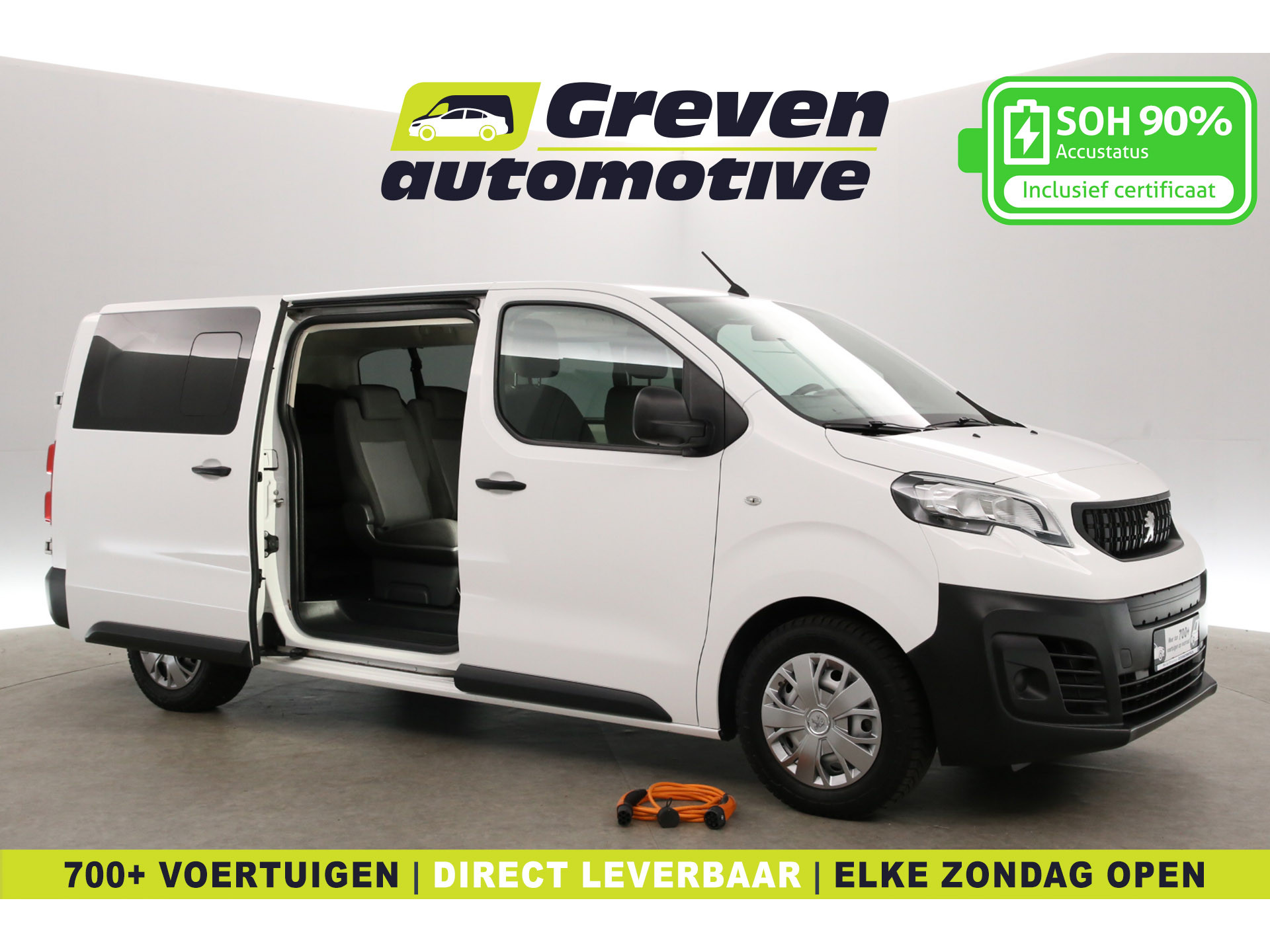 Peugeot - E-expert Kombi 75 kWh L3H1 8 Zits | Snelladen | SOH 90% | Airco | Cam