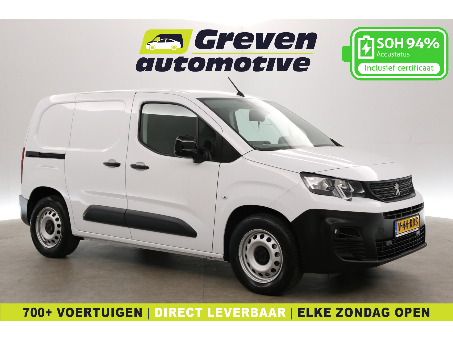 Peugeot - Partner Elektrisch 136pk 50 kWh | Snelladen | SOH 94% | Airco | Came