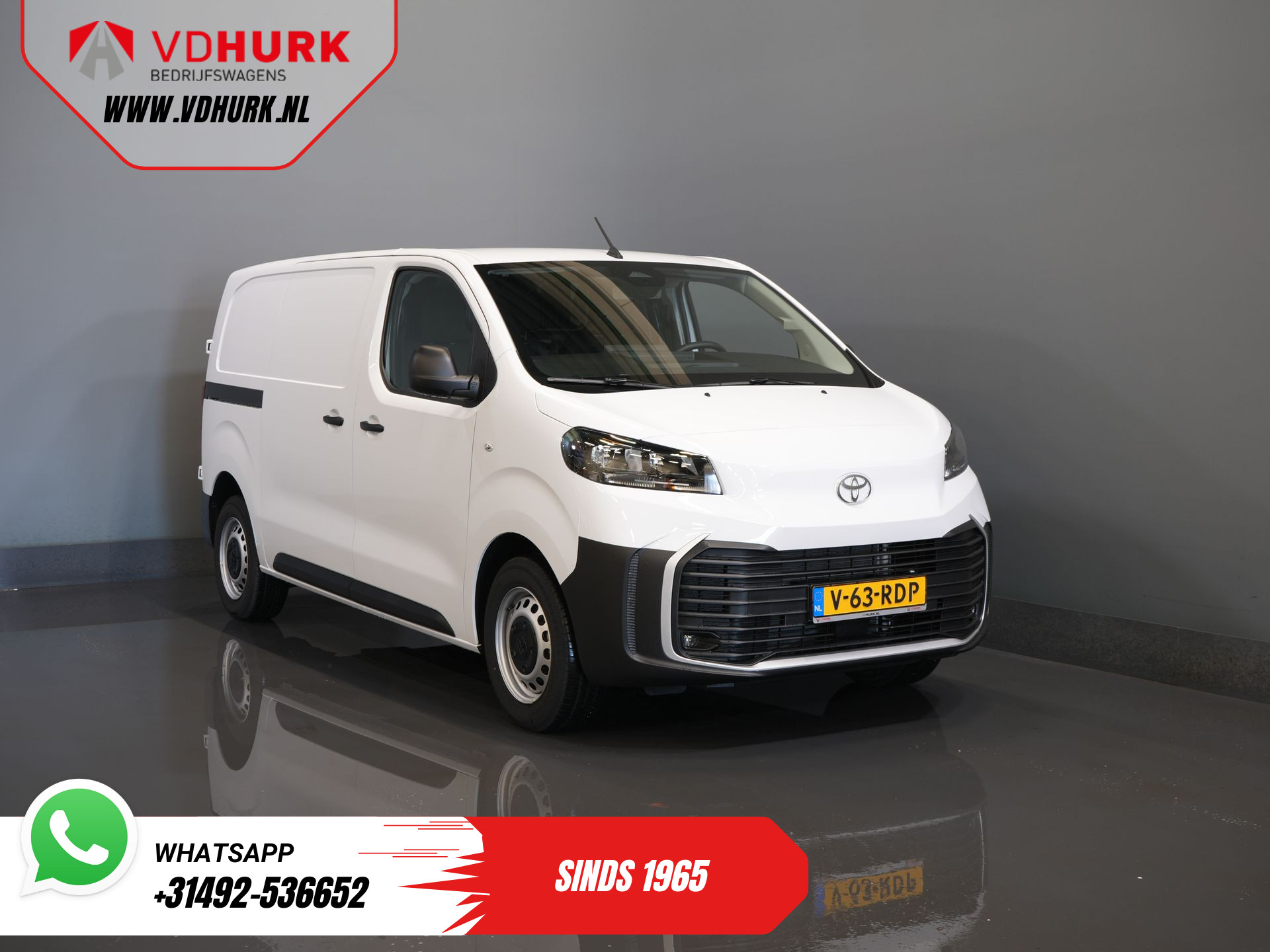 Toyota - E-proace Worker 230 km WLTP Adapt.Cruise/ Standkachel/ Stuurverw./ Carplay/