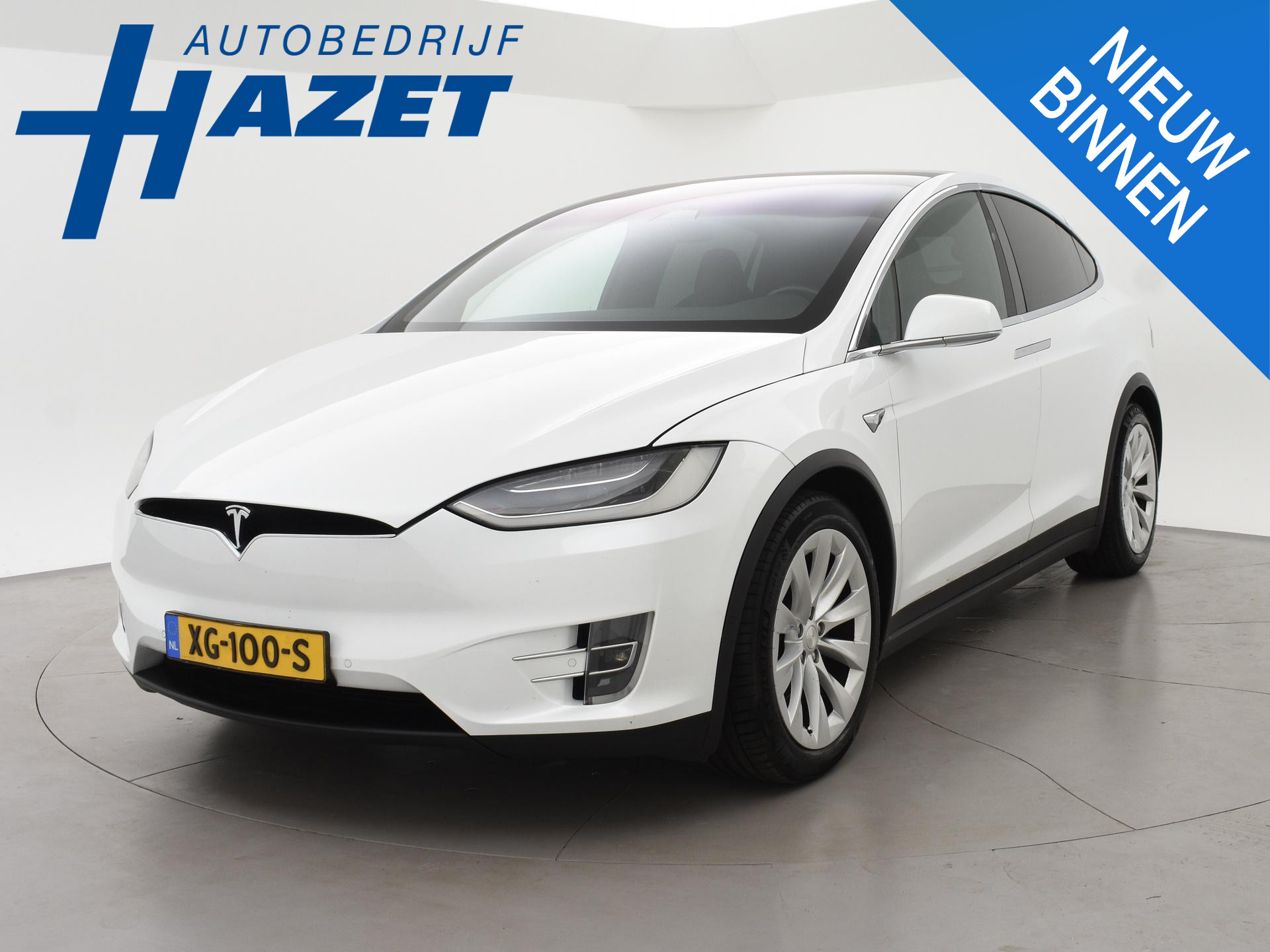 Tesla - Model X 75D 333 PK BASE + TREKHAAK 2250 KG | STOELVERW. V+A | CAMERA