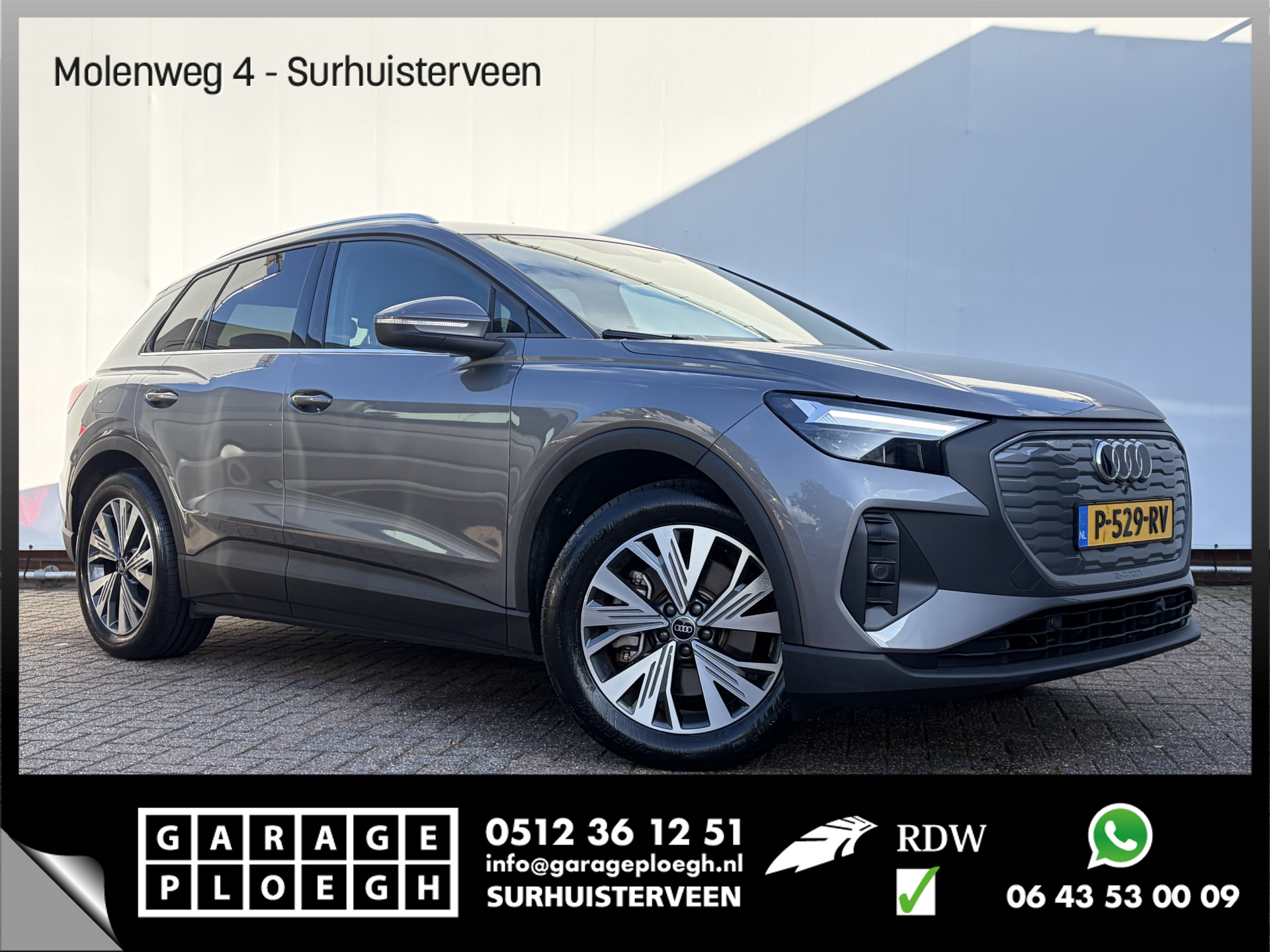Audi - Q4 e-tron 40 Edition 77 kWh Soh 96% Trekhaak Keyless Carplay Stoelverw — foto 1