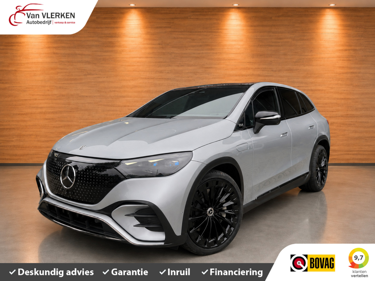 Mercedes - EQE Suv 350 4Matic AMG Line Achterasbesturing 360 Camera — foto 1
