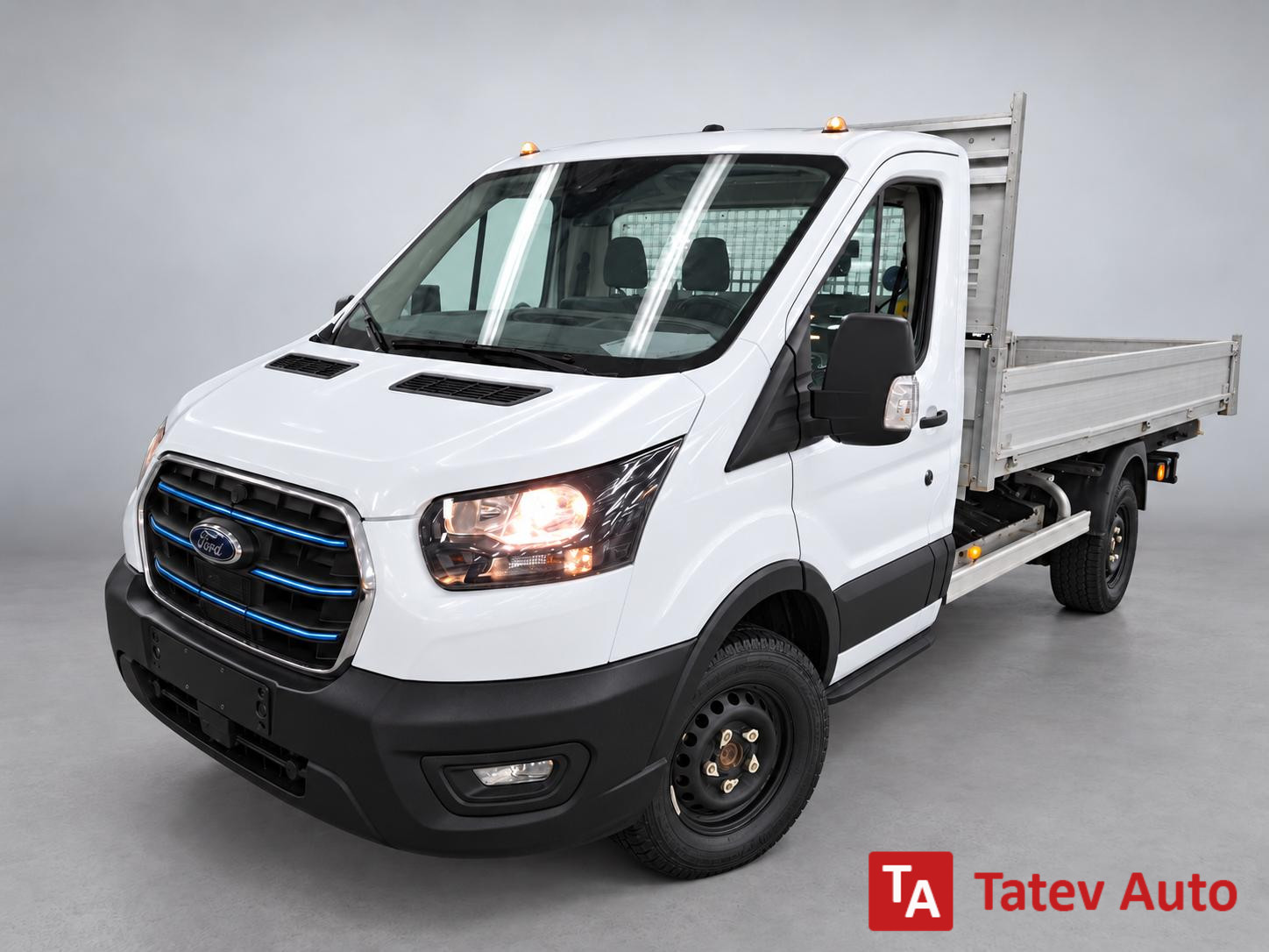 Ford - E-transit 350 L3H1 Trend 68 kWh KIPPER TIPPER ELECTRISCH — foto 1