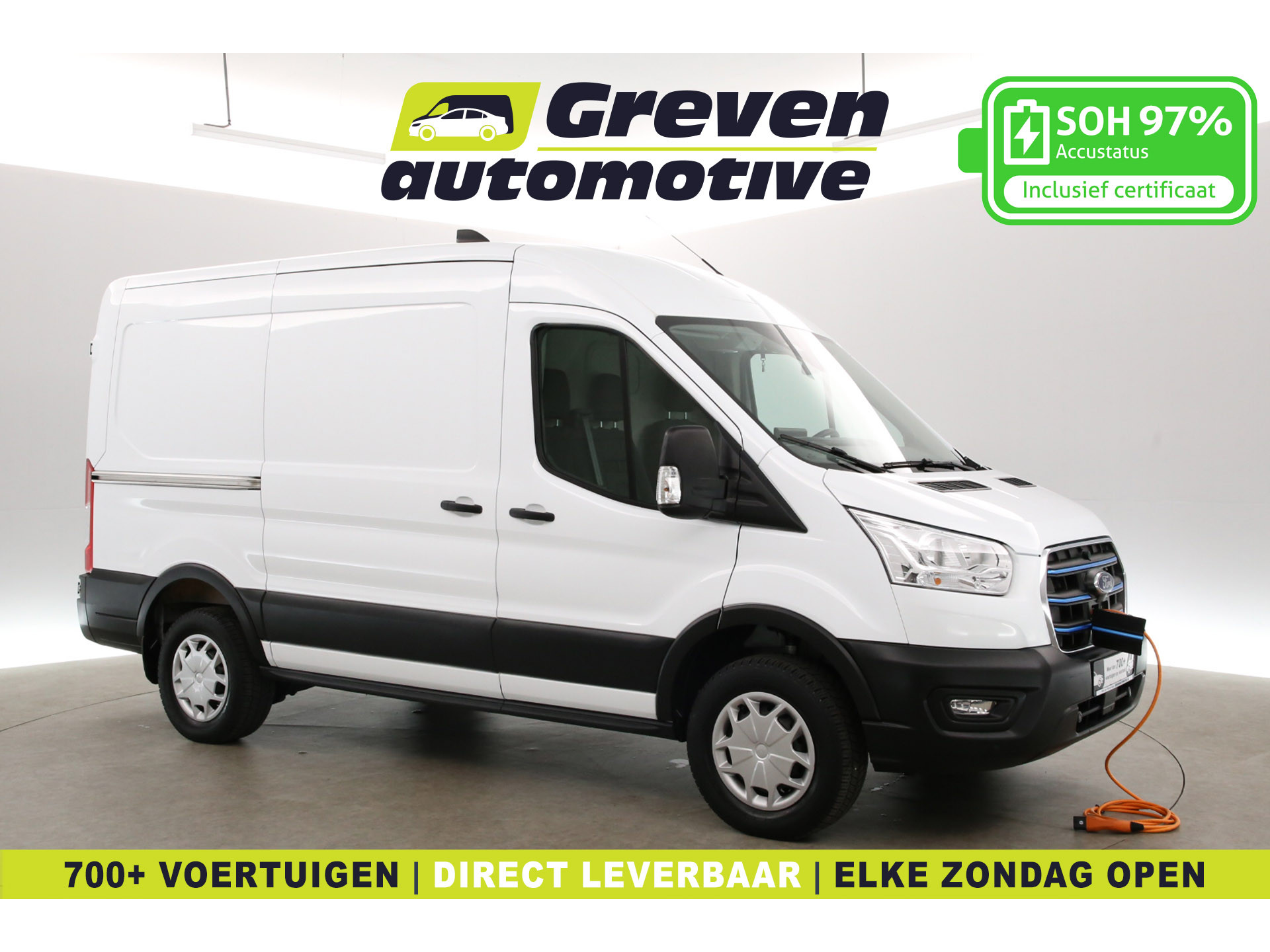 Ford - E-transit L2H2 68 kWh | Snelladen | SOH 97% | Clima | Camera | 3 Zits — foto 1