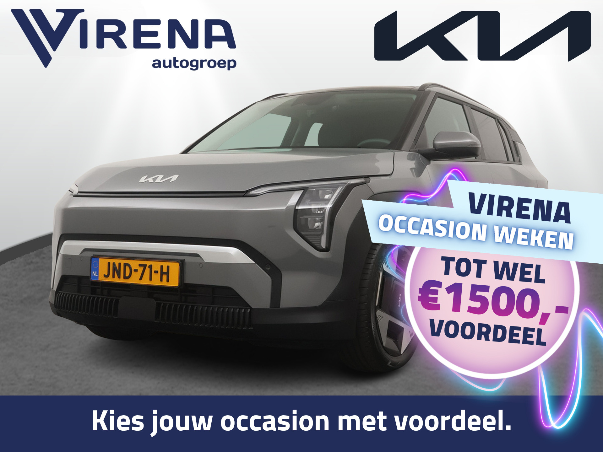 Kia - Ev3 Plus Advanced 81.4 kWh - Schuif-/kanteldak - Stoel-/stuurver — foto 1