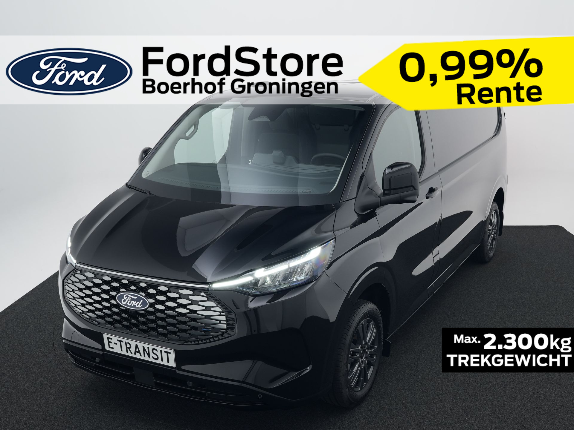 Ford - E-transit Custom 340 L2H1 Limited 71 kWh 360 graden camera | Stoelverwarming — foto 1