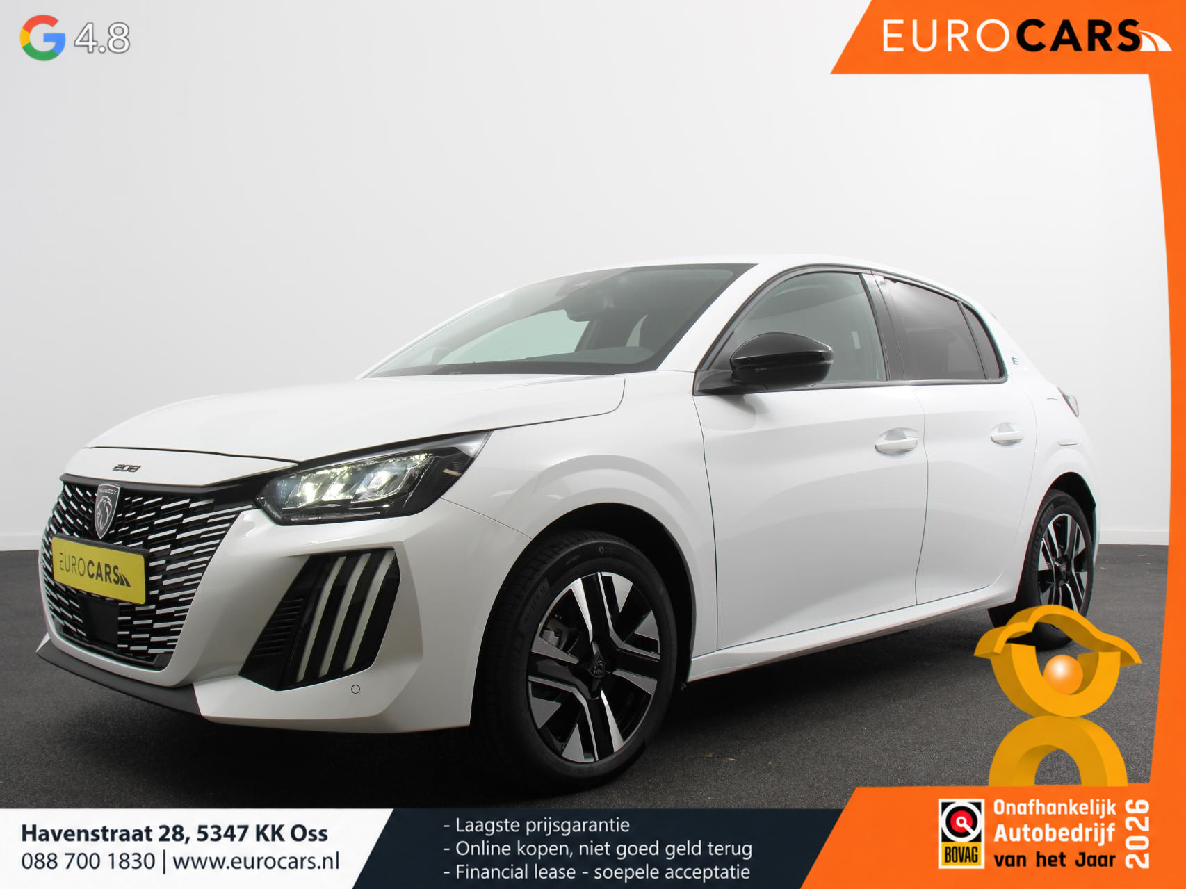 Peugeot - E-208 EV Allure 50 kWh Warmtepomp Navigatie Apple Carplay Android