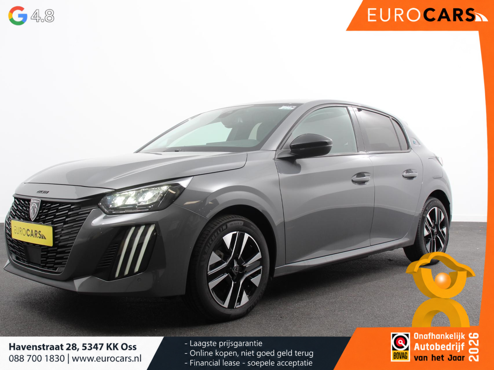 Peugeot - E-208 EV Allure 50 kWh Warmtepomp Navigatie Apple Carplay Android