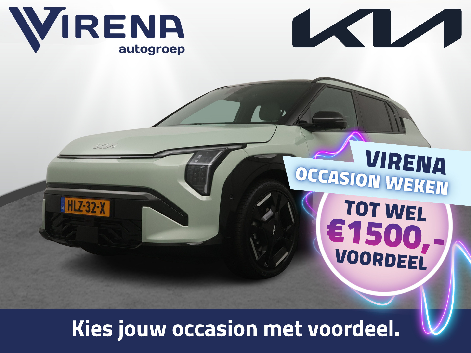 Kia - EV3 GT-PlusLine 81.4 kWh - Draadloze Apple CarPlay / Android… — foto 1