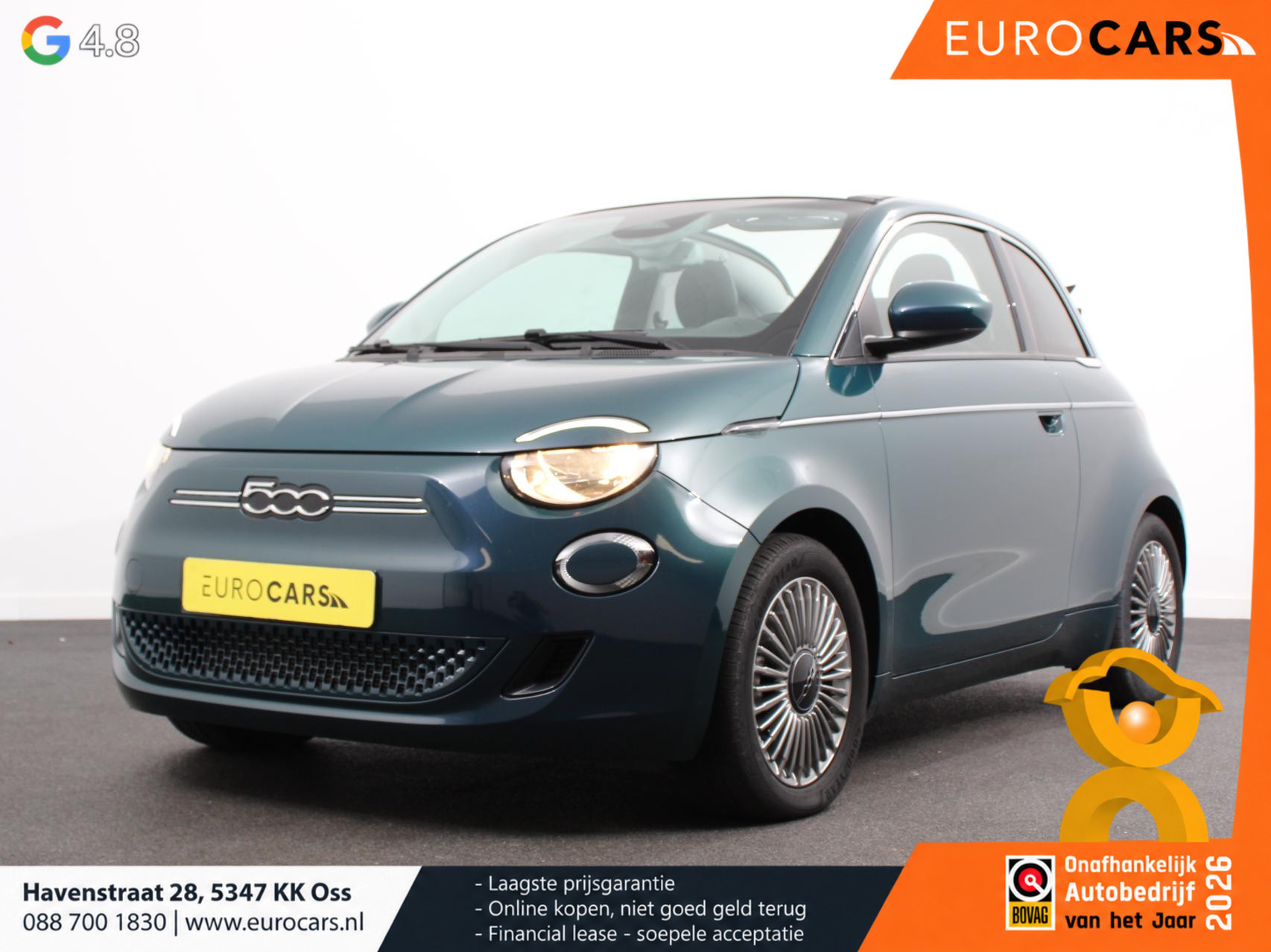 Fiat - 500e Berline 42 kWh Automaat Climate control Cruise control Led…