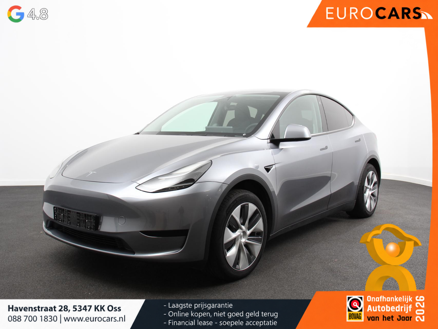 Tesla - Model Y Long Range AWD 75 kWh SOH 93% Climate control Adaptieve…