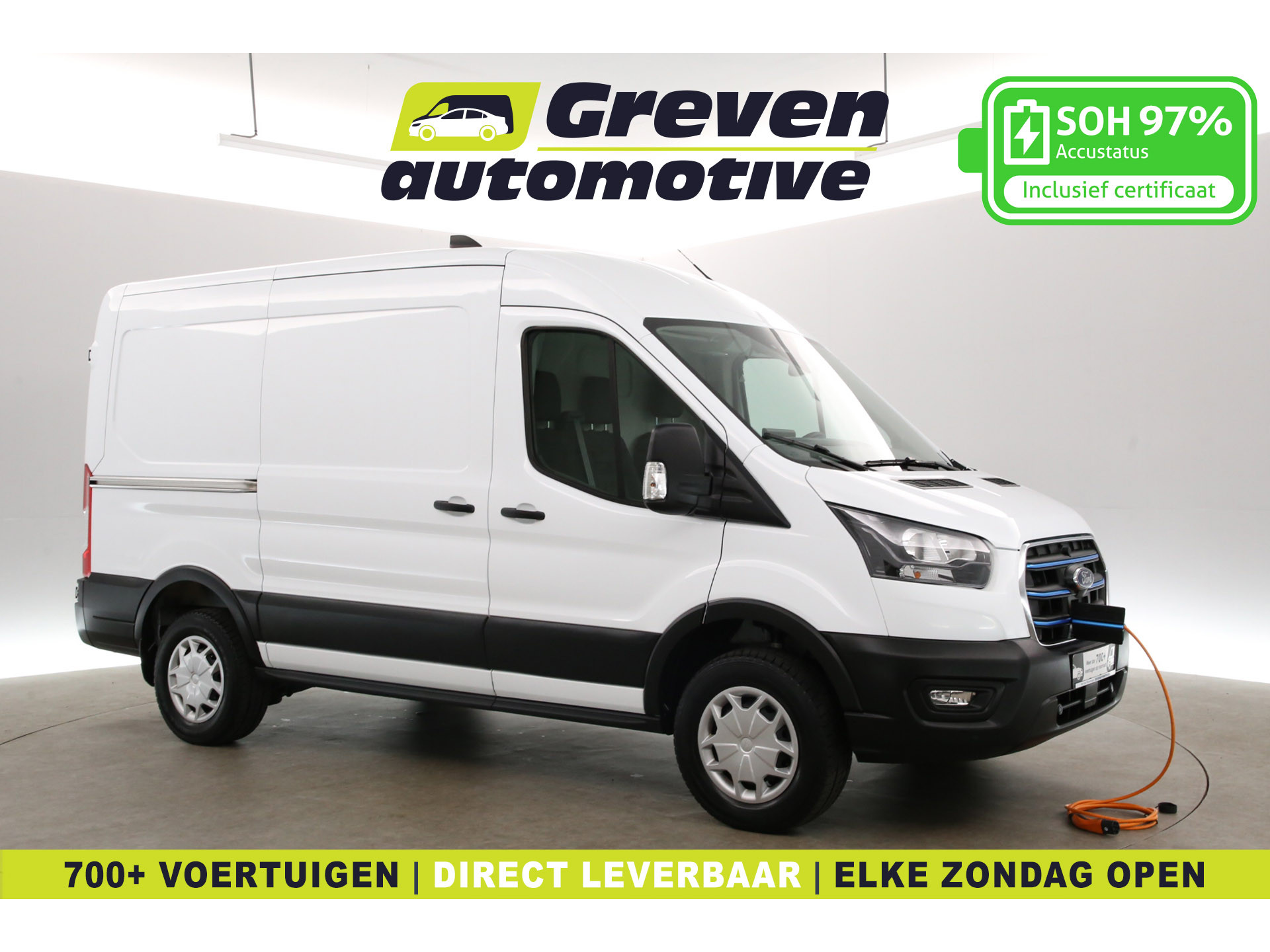 Ford - E-Transit 68 kWh L2H2 | Snelladen | SOH 97% | Clima | Camera | 3 Zits — foto 1
