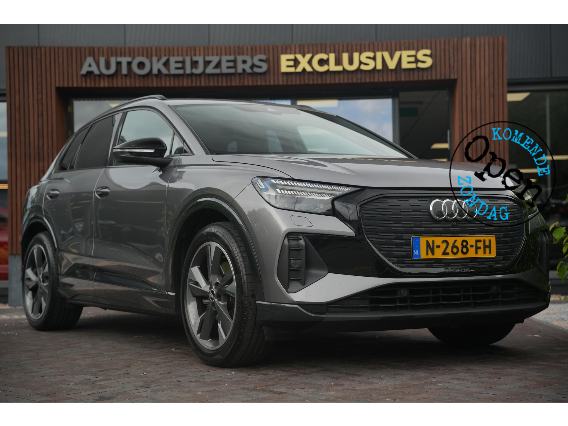 Audi - Q4 e-tron 35 Launch edition Advanced 55 kWh Verkeersbord detectie…